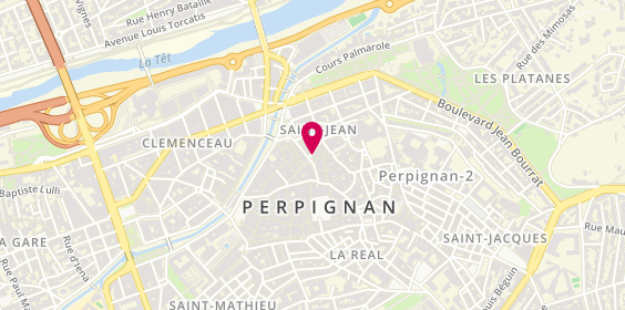 Plan de Optique Perrin, 8 place de la Loge, 66000 Perpignan