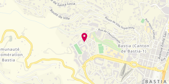 Plan de Optique Carlotti, Résidence le Bagatelle
26 Rue Setti Mulini, 20200 Bastia