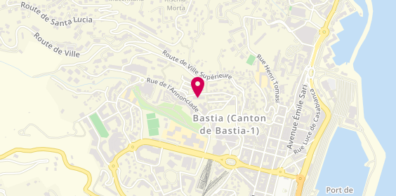 Plan de Optique Balbi, Centre Commercial Leclerc Quartier Annonciade, 20200 Bastia