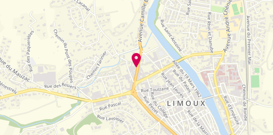 Plan de Limoptic, Centre Commercial Route Carcassonne, 11300 Limoux