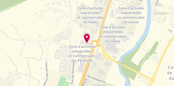 Plan de Écouter Voir Optique Mutualiste, 5 Boulevard du Colonel Arnaud Beltrame, 11300 Limoux