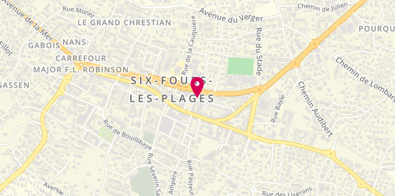 Plan de Marc Optique, avenue Vincent Picareau, 83140 Six-Fours-les-Plages