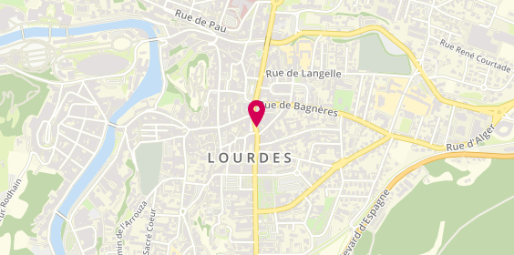 Plan de Courade Optique, 21 place Marcadal, 65100 Lourdes