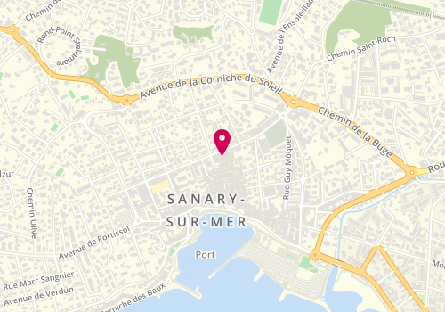 Plan de Optic 2000 - Opticien Sanary-Sur-Mer, 34 avenue du 2ème Spahis, 83110 Sanary-sur-Mer