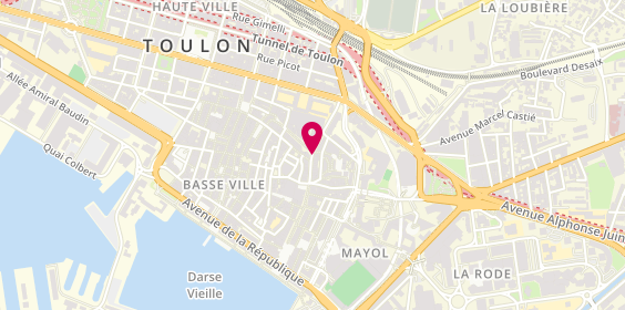 Plan de Optique Lunetterie Depallens, 50 Cours Lafayette, 83100 Toulon