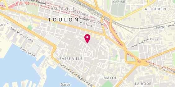 Plan de Optique Gomez, 15 Rue Paul Lendrin, 83000 Toulon