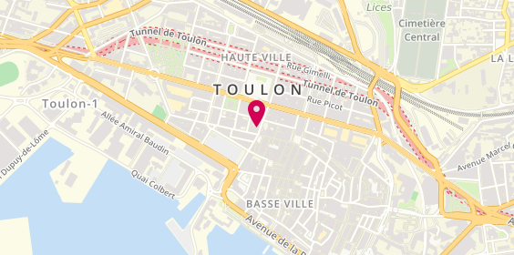 Plan de Optique Jourdan, 9 Rue Henri Pastoureau, 83100 Toulon