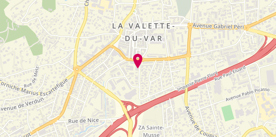 Plan de Optique Charlotte, 64 avenue Pasteur, 83160 La Valette-du-Var