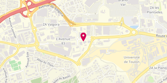 Plan de Centre Optique de Lavalette, 512 avenue de l'Université, 83160 La Valette-du-Var