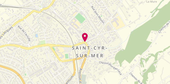 Plan de Centre Optique Surdite Pontier, 37 Rue de la République, 83270 Saint-Cyr-sur-Mer
