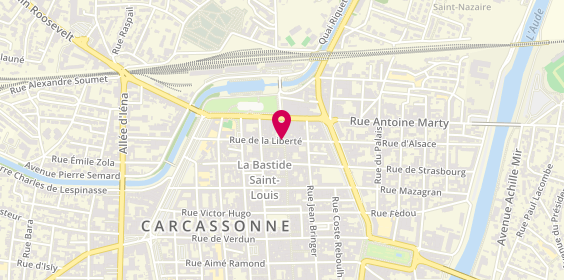 Plan de Blasp Optique, 49 Bis Rue Georges Clemenceau, 11000 Carcassonne