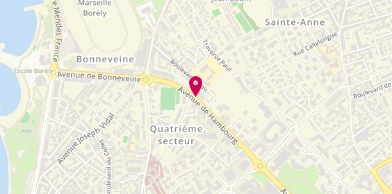 Plan de Optical Center, Optical Center 33 Avenue Hambourg, 13008 Marseille