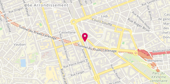 Plan de Destock Optic, 37 avenue du Prado, 13006 Marseille