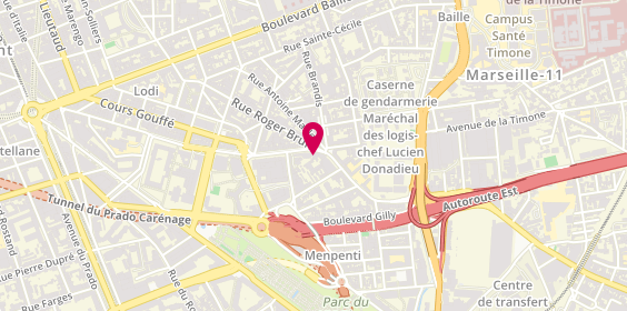 Plan de Roland Optique, 192 avenue de Toulon, 13010 Marseille