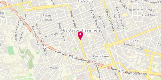 Plan de Joly Audition, 165 Rue Paradis, 13006 Marseille