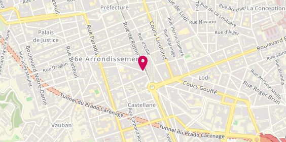 Plan de Point de Vue Rome, 190 Rue de Rome, 13006 Marseille