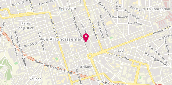 Plan de Optic 2000, 197 Rue de Rome, 13006 Marseille