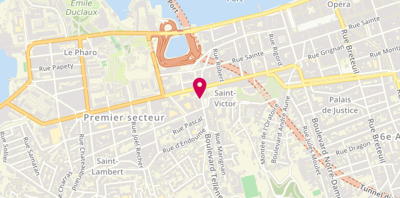 Plan de Opticien Marseille - St Victor - le Collectif des Lunetiers, 34 Rue d'Endoume, 13007 Marseille
