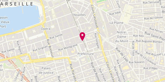 Plan de Écouter Voir Optique MARSEILLE ROME, 80 Rue Rome, 13006 Marseille