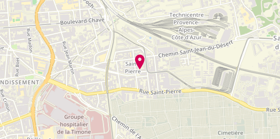 Plan de BKH Optique, 5 place Pol Lapeyre, 13005 Marseille