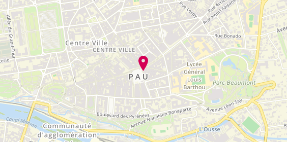 Plan de Siari Opticiens Pau Clémenceau, 12 place Georges Clemenceau, 64000 Pau