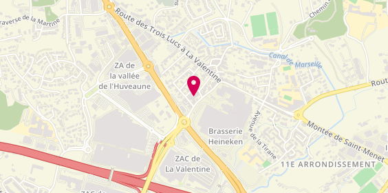 Plan de L'Atelier de l'Opticien, 42 avenue César Boy, 13011 Marseille