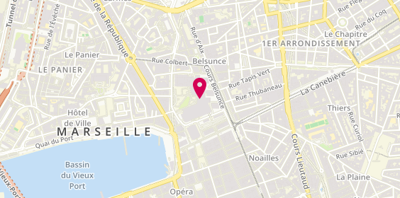 Plan de Grand Optical, Centre Commercial Régional Bourse
17 Cr Belsunce, 13001 Marseille