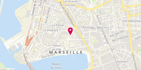 Plan de La Lunetterie, 5-7 Rue Méry, 13002 Marseille