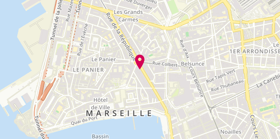 Plan de Optic 2000, 33 Rue République, 13002 Marseille