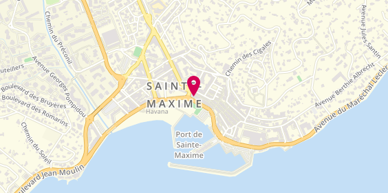 Plan de Optique 2000 Sandret, 74 avenue Charles de Gaulle, 83120 Sainte-Maxime