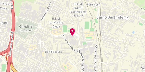 Plan de L'Opticien, 106 Boulevard Charles Moretti, 13014 Marseille