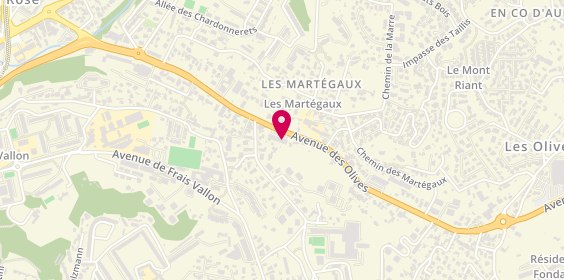 Plan de Optic Azeraf, 158 avenue des Olives, 13013 Marseille