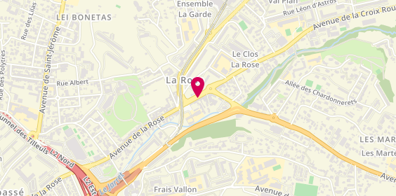 Plan de L'Optique du 13em Altroff, 202 Avenue Rose, 13013 Marseille
