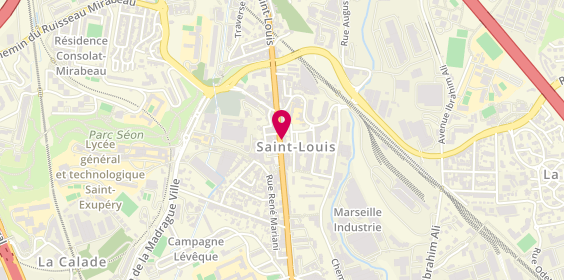Plan de Altroff Diffusion, 116 avenue de Saint-Louis, 13015 Marseille