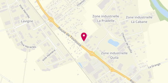 Plan de Optical Center, 106 Route de Toulouse, 31190 Auterive