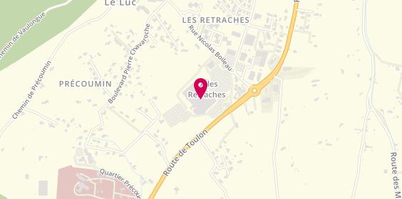 Plan de Le Collectif des Lunetiers, Centre Commercial Leclerc
Route de Toulon, 83340 Le Luc