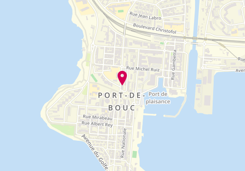 Plan de L'Espace Visuel, 71 avenue Maurice Thorez, 13110 Port-de-Bouc