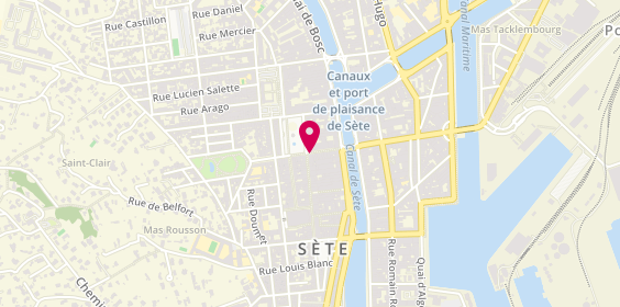 Plan de Optic 2000, 17 Rue Général de Gaulle, 34200 Sète