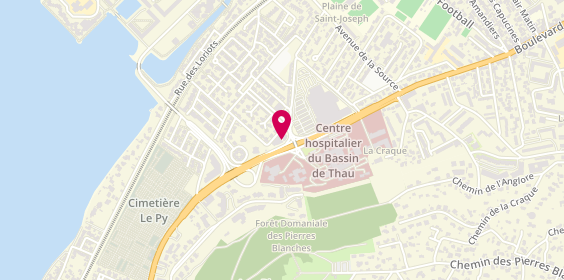 Plan de Optical Center, 60 Boulevard Camille Blanc, 34200 Sète