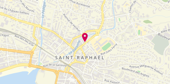 Plan de Les Opticiens Mutualistes, 147 avenue de Valescure- Avenue Michel Gaillard, 83700 Saint-Raphaël