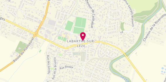 Plan de Audioptic, 7 place Vincent Auriol, 31860 Labarthe-sur-Lèze