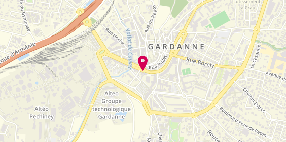 Plan de Les Opticiens Mutualistes, 3 place de Gueydan, 13120 Gardanne