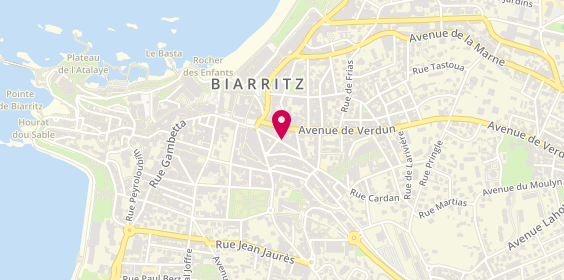 Plan de Optic 2000, 5 Rue de Larralde
9 Rue du Helder, 64200 Biarritz