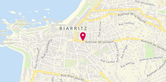 Plan de Alain Afflelou, 3 avenue de Verdun, 64200 Biarritz