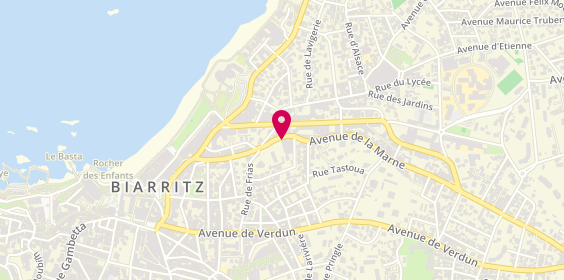 Plan de Optical Center, 20 avenue de la Marne, 64200 Biarritz