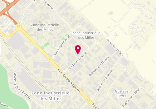 Plan de Thales SESO, 530 Rue Frédéric Joliot, 13290 Aix-en-Provence
