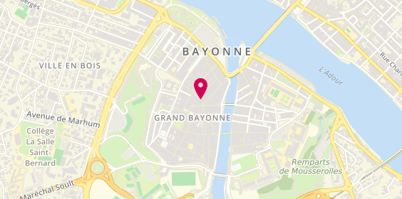 Plan de L'Opticien A. Royo, 2 Rue Orbe, 64100 Bayonne