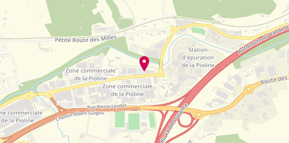 Plan de Optical Center, 60 Rue Guillaume du Vair
Zone Aménagement de la Piolone, 13290 Les Milles