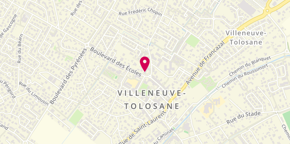 Plan de Optic 2000, 1 avenue de Cugnaux, 31270 Villeneuve-Tolosane