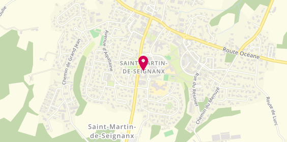 Plan de Optique Saint Martin, place Jean Rameau, 40390 Saint-Martin-de-Seignanx
